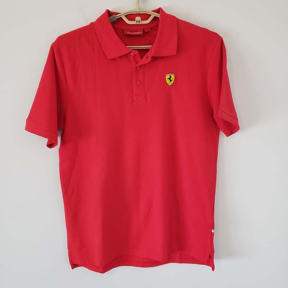Ferrari Official Scuderia Ferrari Formula One Red Polo Size Medium